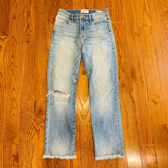 Frame Le High Straight Jeans Size 27 - Picture 1 of 12